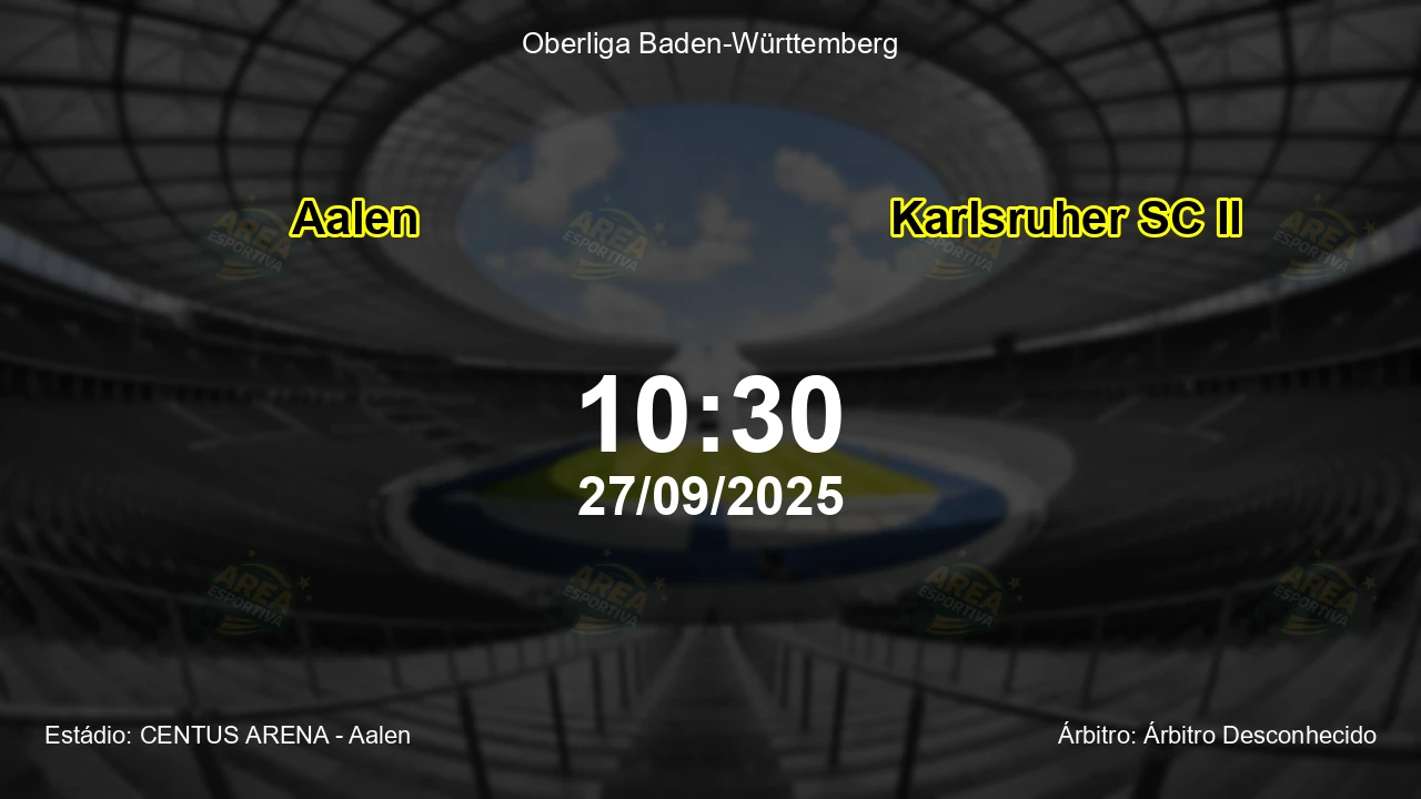 Palpite e análise do jogo Aalen vs Karlsruher SC II pela Oberliga Baden-Württemberg