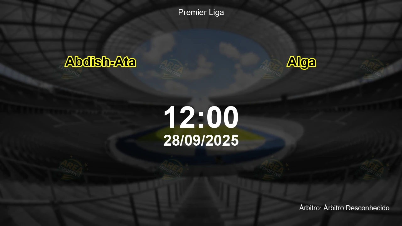 Palpite e análise do jogo Abdish-Ata vs Alga pela Premier Liga