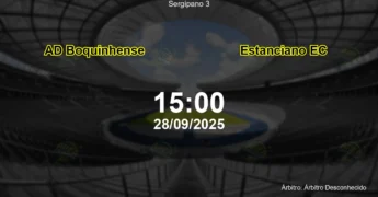 Palpite e análise do jogo AD Boquinhense vs Estanciano EC pela Sergipano 3
