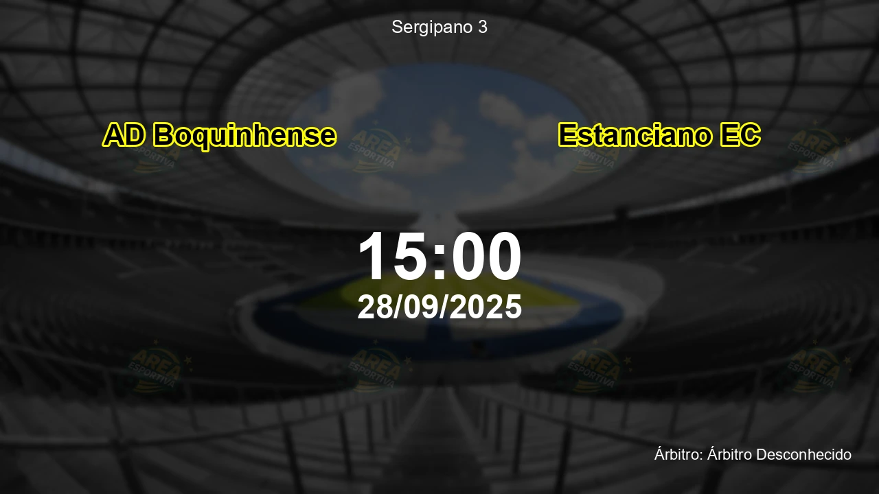 Palpite e análise do jogo AD Boquinhense vs Estanciano EC pela Sergipano 3