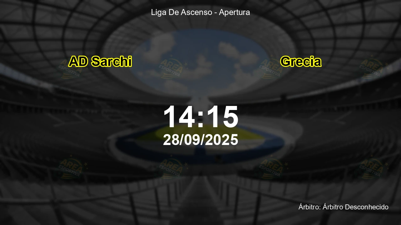 Palpite e análise do jogo AD Sarchi vs Grecia pela Liga De Ascenso - Apertura