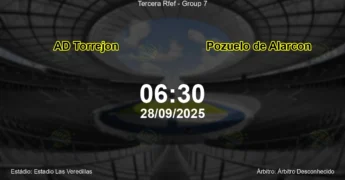 Palpite e análise do jogo AD Torrejon vs Pozuelo de Alarcon pela Tercera Rfef - Group 7