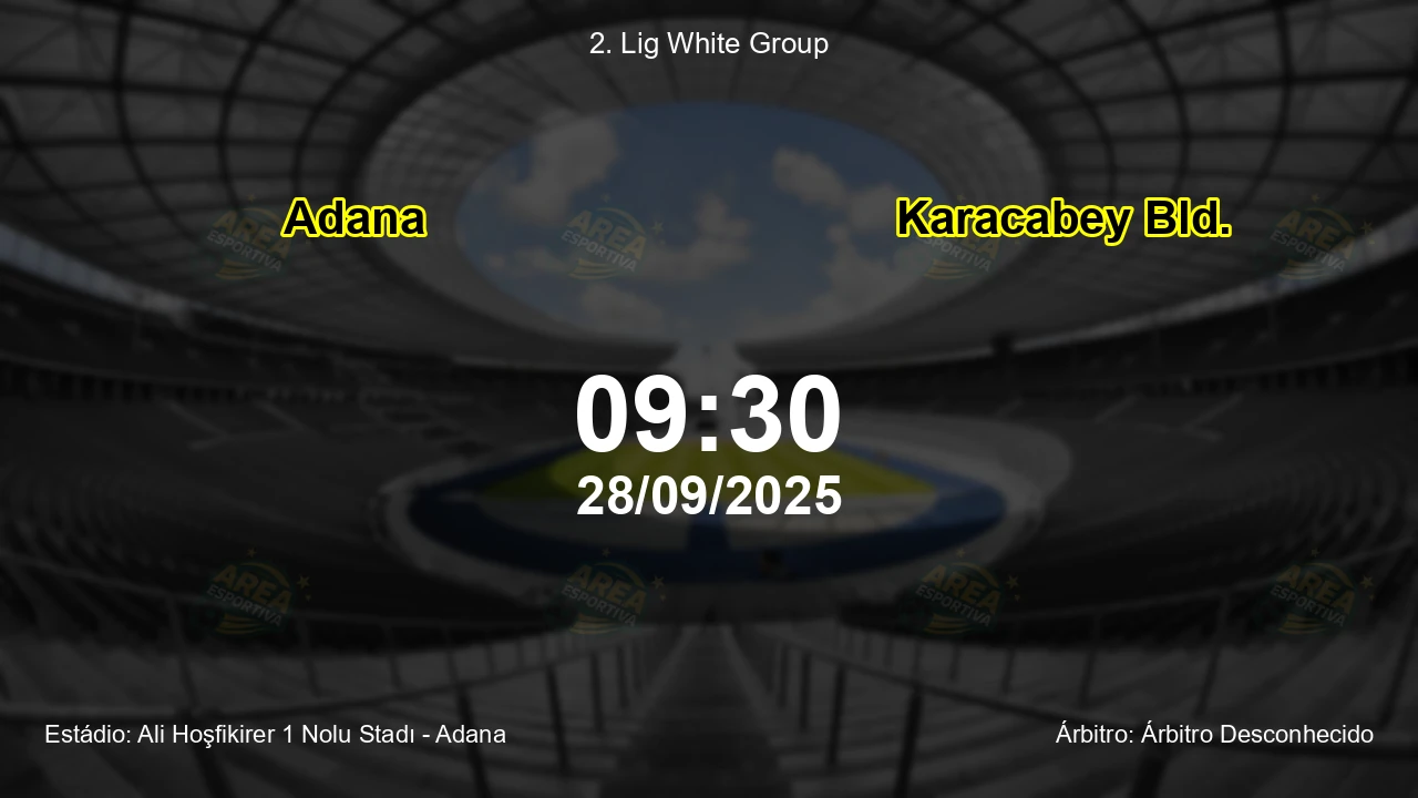 Palpite e análise do jogo Adana vs Karacabey Bld. pela 2. Lig White Group