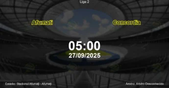 Palpite e análise do jogo Afumati vs Concordia pela Liga 2