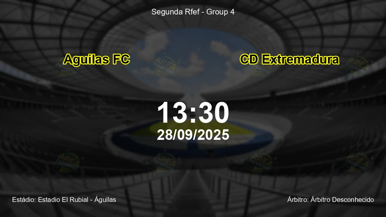 Palpite e análise do jogo Aguilas FC vs CD Extremadura pela Segunda Rfef - Group 4