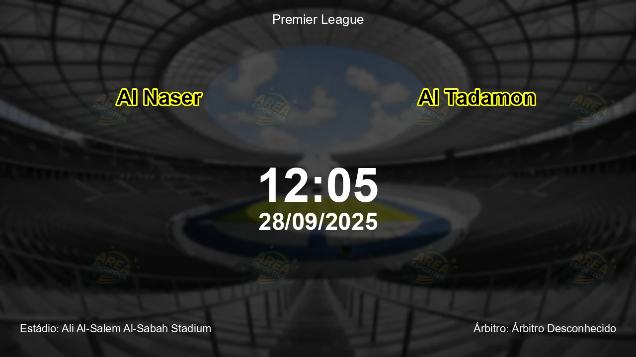 Palpite e análise do jogo Al Naser vs Al Tadamon pela Premier League