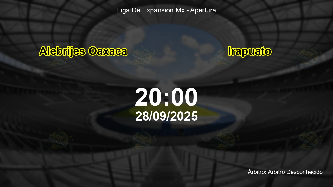 Palpite e análise do jogo Alebrijes Oaxaca vs Irapuato pela Liga De Expansion Mx - Apertura
