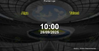 Palpite e análise do jogo Alga vs Talant pela Premier Liga