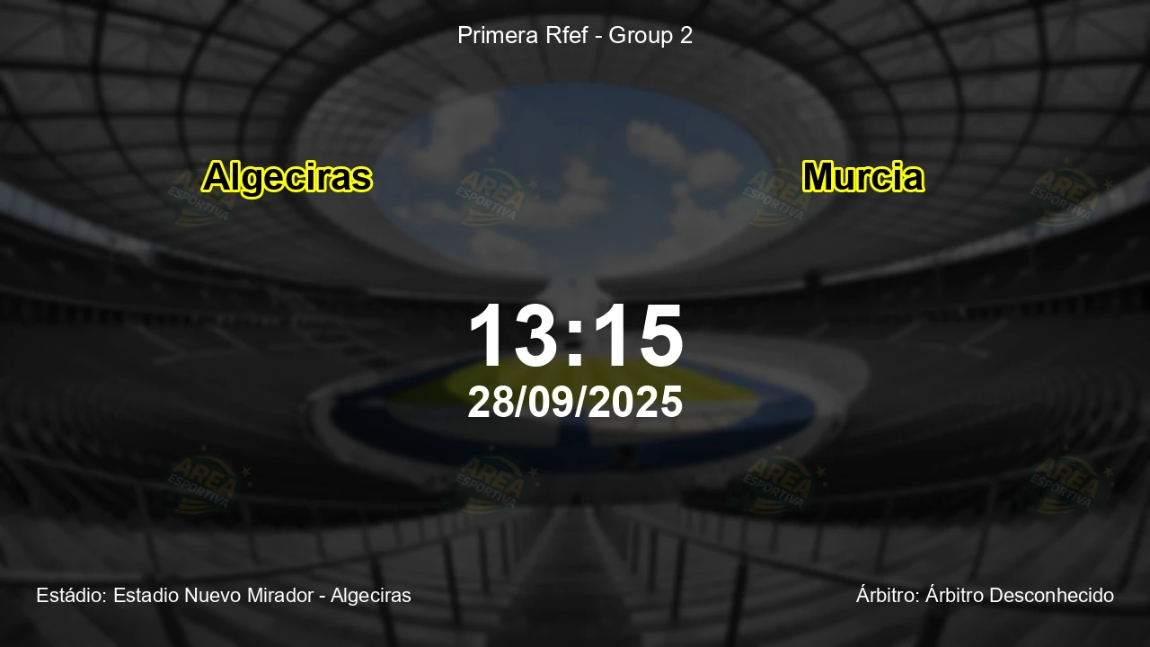 Palpite e análise do jogo Algeciras vs Murcia pela Primera Rfef - Group 2