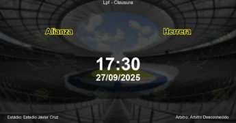 Palpite e análise do jogo Alianza vs Herrera pela Lpf - Clausura
