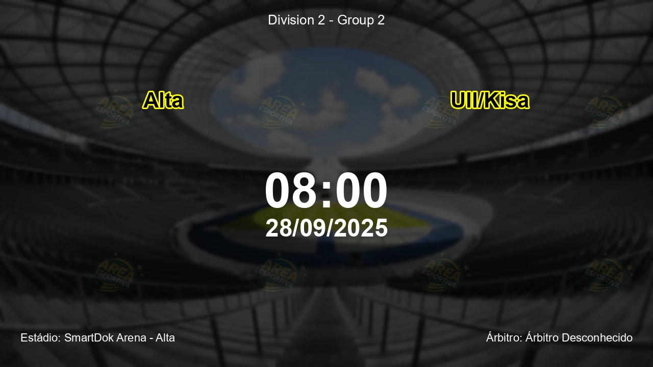 Palpite e análise do jogo Alta vs Ull/Kisa pela Division 2 - Group 2