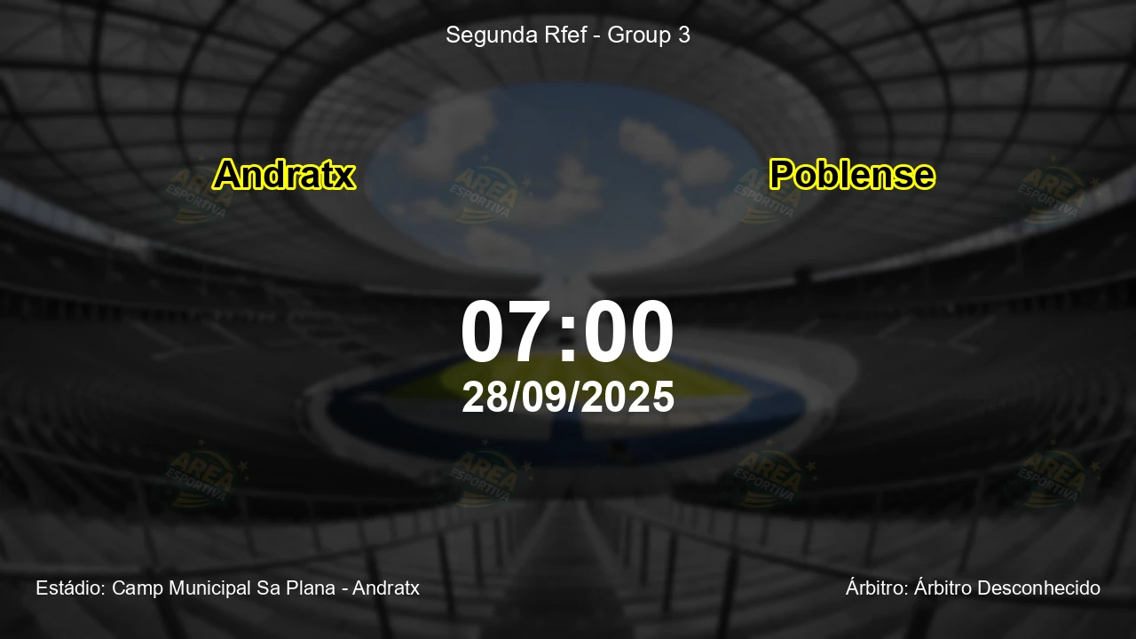 Palpite e análise do jogo Andratx vs Poblense pela Segunda Rfef - Group 3