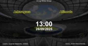 Palpite e análise do jogo Ankaragucu vs Altinordu pela 2. Lig White Group