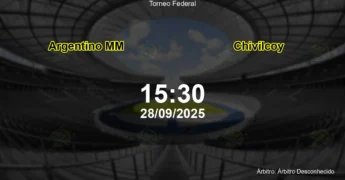 Palpite e análise do jogo Argentino MM vs Chivilcoy pela Torneo Federal