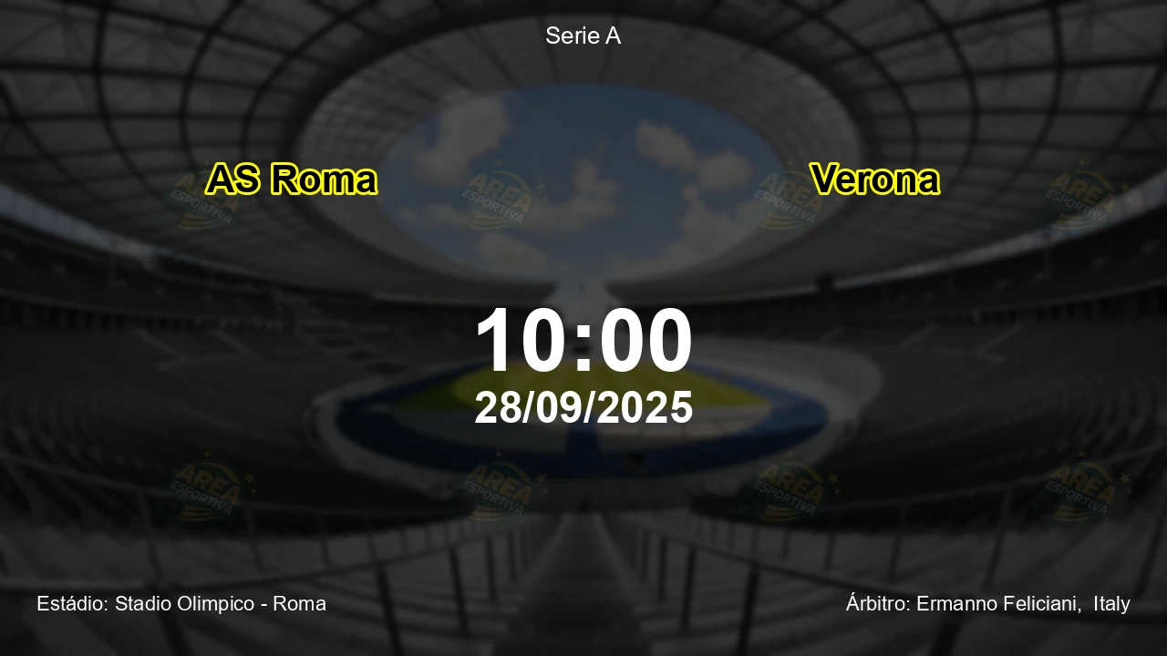 Palpite e análise do jogo AS Roma vs Verona pela Serie A