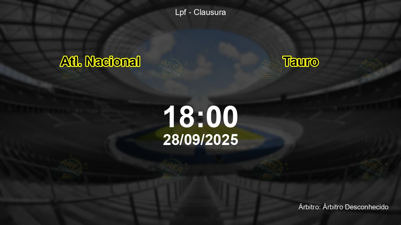 Palpite e análise do jogo Atl. Nacional vs Tauro pela Lpf - Clausura