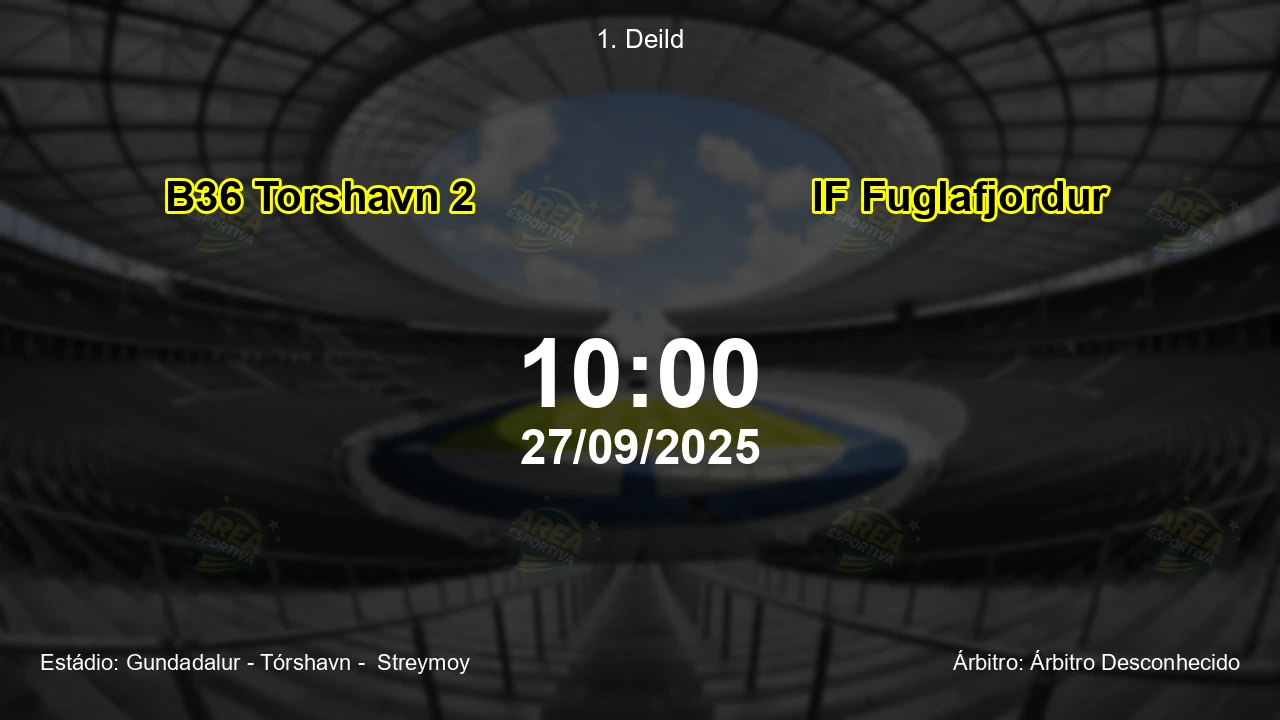 Palpite e análise do jogo B36 Torshavn 2 vs IF Fuglafjordur pela 1. Deild