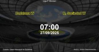 Palpite e análise do jogo Badalona W vs R. Sociedad W pela Liga F Women