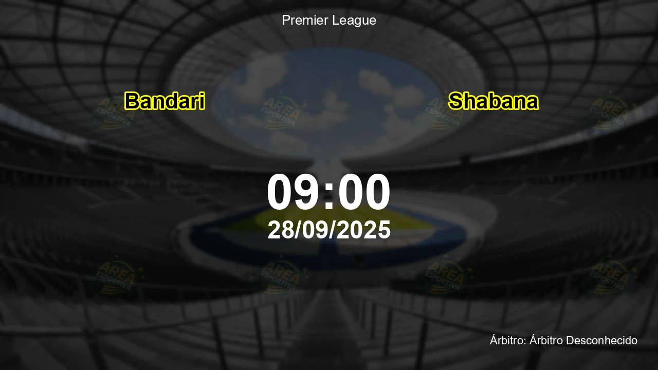 Palpite e análise do jogo Bandari vs Shabana pela Premier League
