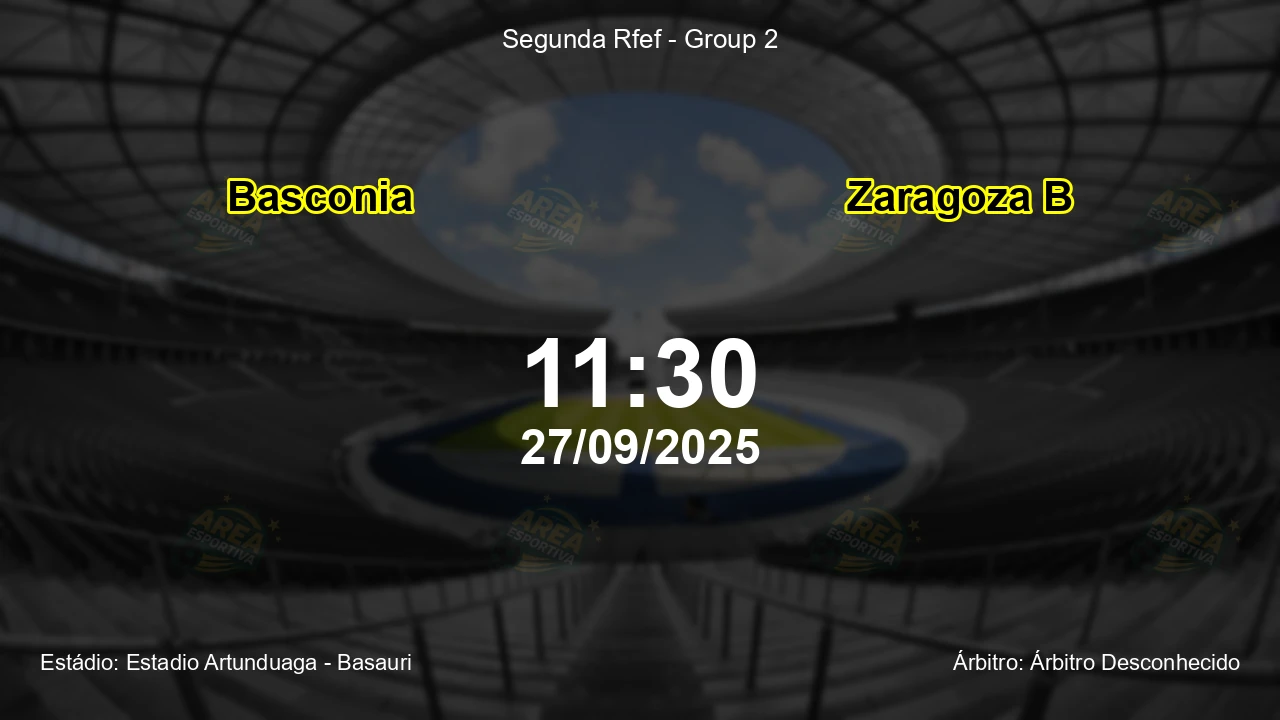 Palpite e análise do jogo Basconia vs Zaragoza B pela Segunda Rfef - Group 2