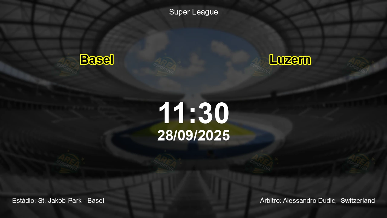 Palpite e análise do jogo Basel vs Luzern pela Super League