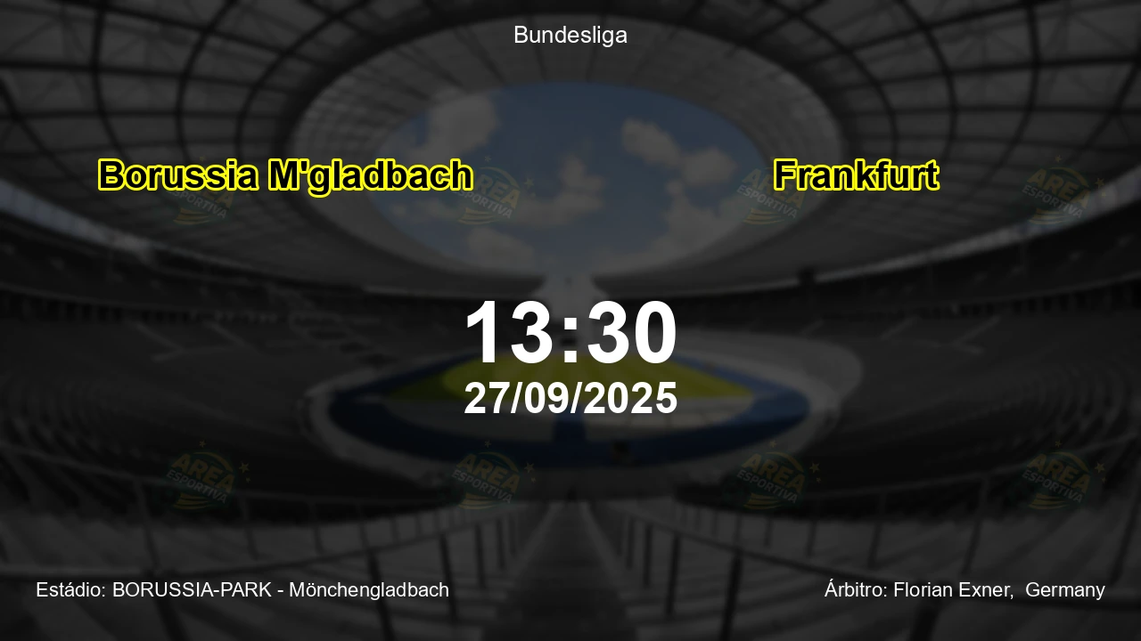 Palpite e análise do jogo Borussia M'gladbach vs Frankfurt pela Bundesliga