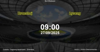 Palpite e análise do jogo Bronshoj vs Lyseng pela 3rd Division