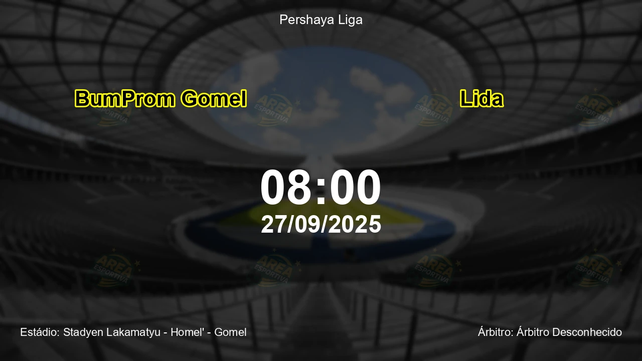 Palpite e análise do jogo BumProm Gomel vs Lida pela Pershaya Liga