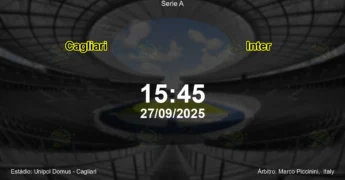 Palpite e análise do jogo Cagliari vs Inter pela Serie A