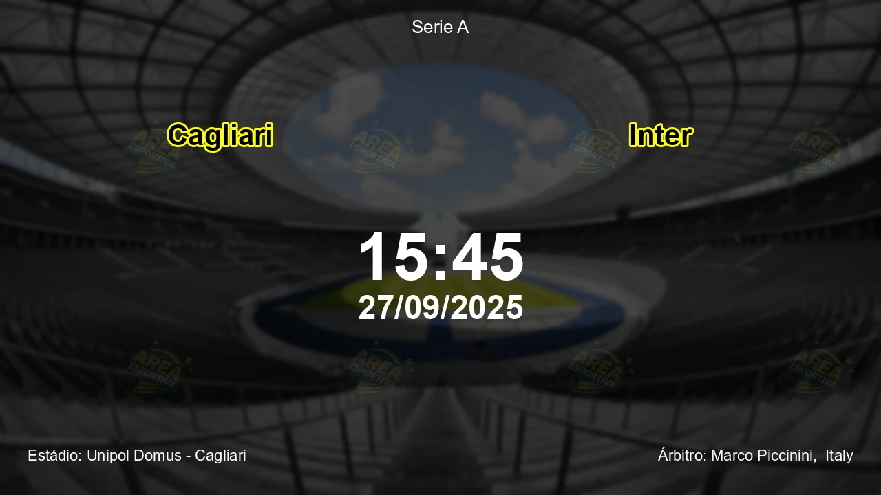Palpite e análise do jogo Cagliari vs Inter pela Serie A