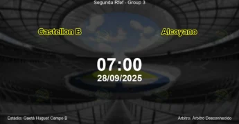 Palpite e análise do jogo Castellon B vs Alcoyano pela Segunda Rfef - Group 3