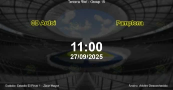Palpite e análise do jogo CD Ardoi vs Pamplona pela Tercera Rfef - Group 15