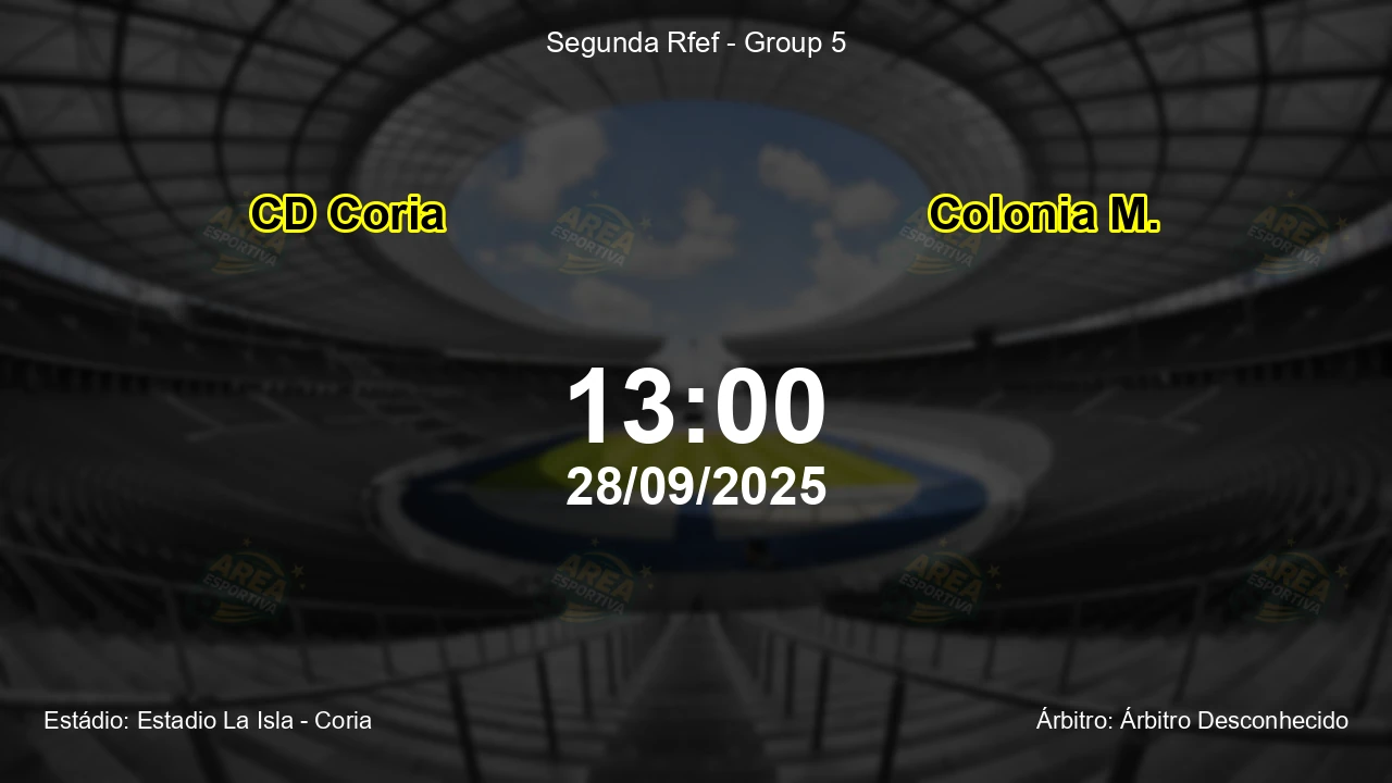 Palpite e análise do jogo CD Coria vs Colonia M. pela Segunda Rfef - Group 5