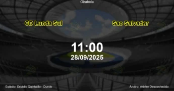 Palpite e análise do jogo CD Lunda Sul vs Sao Salvador pela Girabola