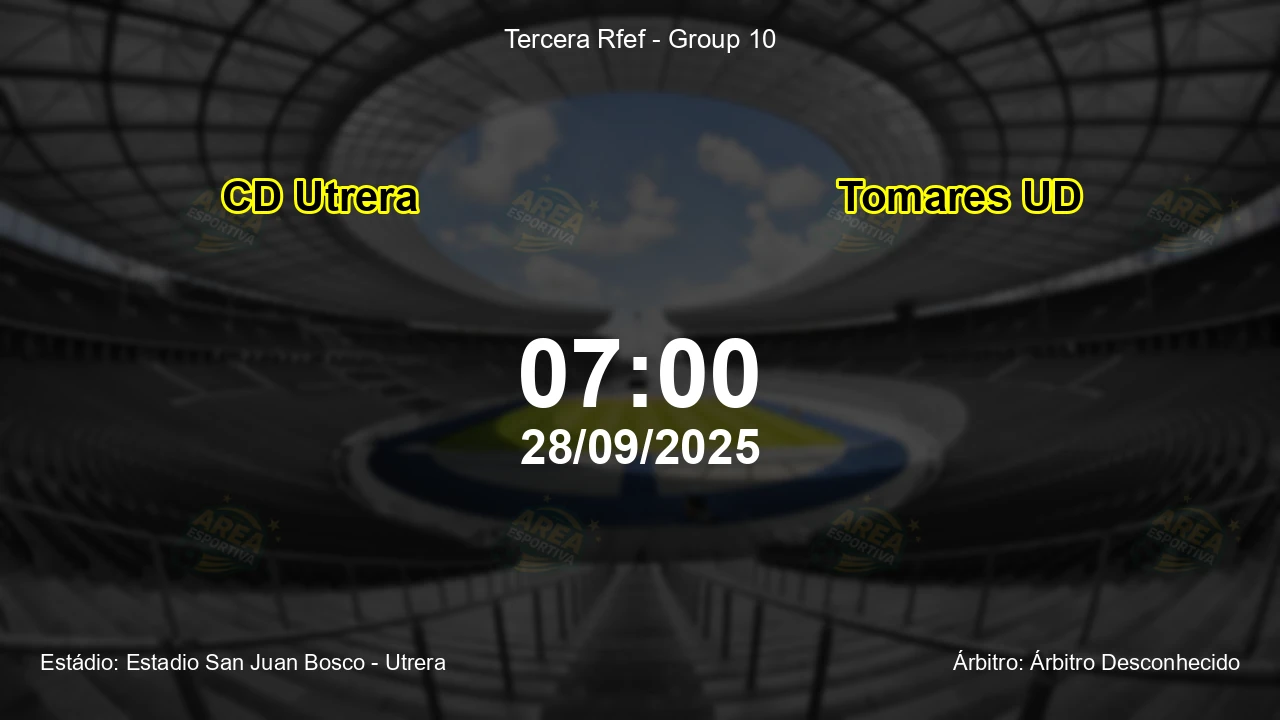 Palpite e análise do jogo CD Utrera vs Tomares UD pela Tercera Rfef - Group 10