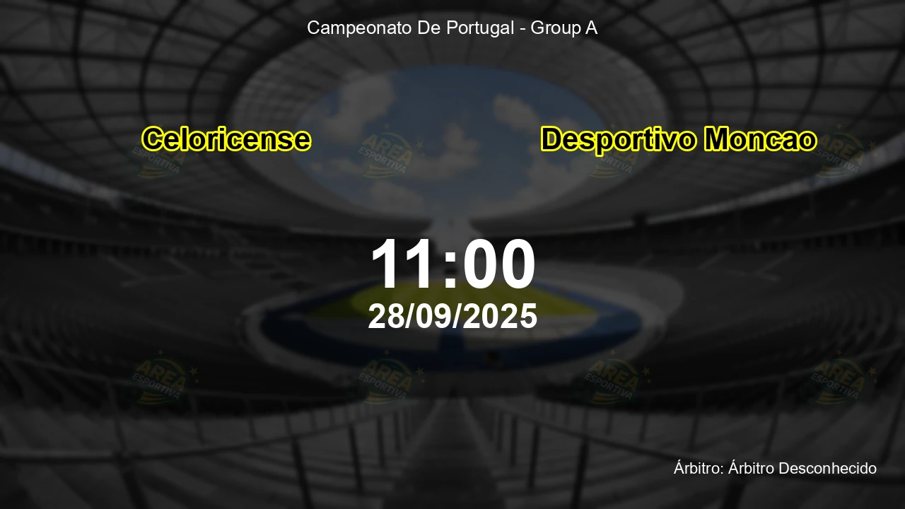 Palpite e análise do jogo Celoricense vs Desportivo Moncao pela Campeonato De Portugal - Group A