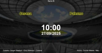 Palpite e análise do jogo Cesena vs Palermo pela Serie B