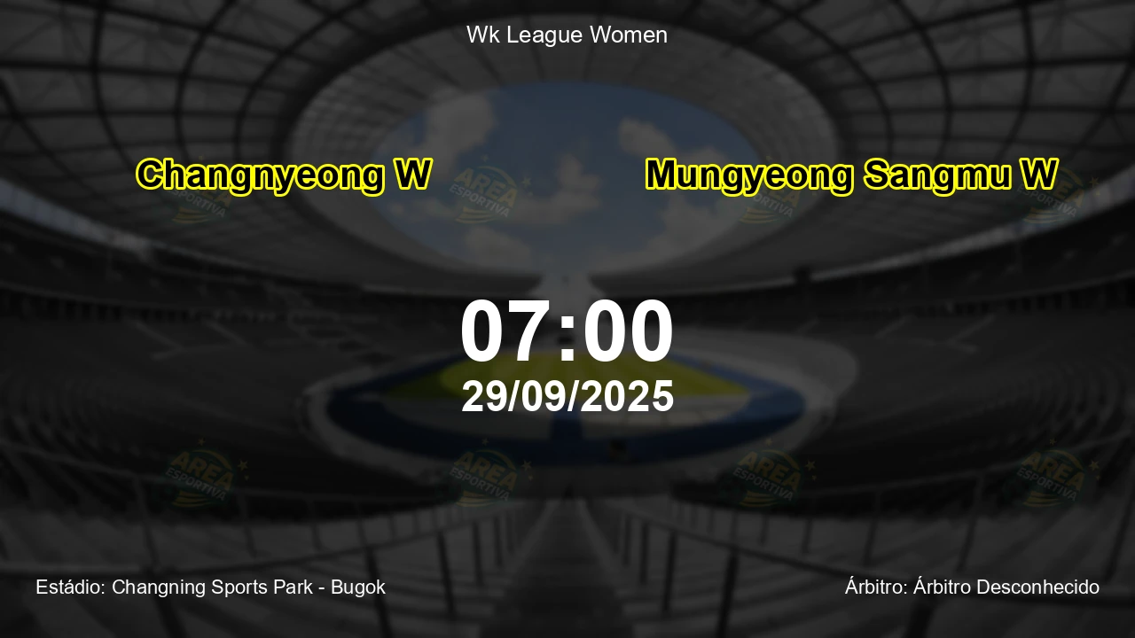 Palpite e análise do jogo Changnyeong W vs Mungyeong Sangmu W pela Wk League Women