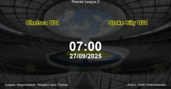 Palpite e análise do jogo Chelsea U21 vs Stoke City U21 pela Premier League 2