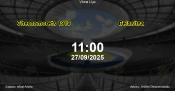 Palpite e análise do jogo Chernomorets 1919 vs Belasitsa pela Vtora Liga