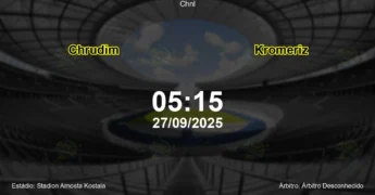 Palpite e análise do jogo Chrudim vs Kromeriz pela Chnl