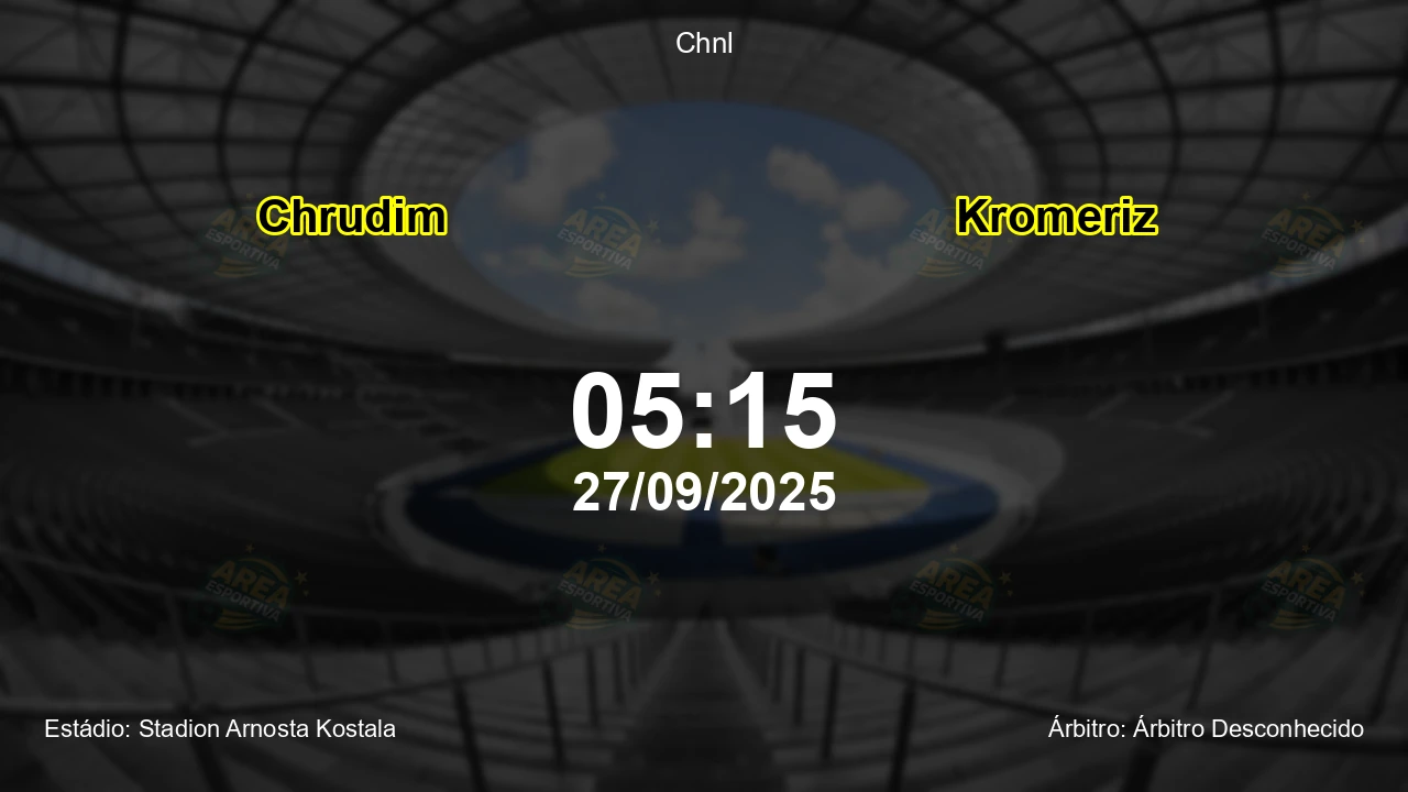 Palpite e análise do jogo Chrudim vs Kromeriz pela Chnl