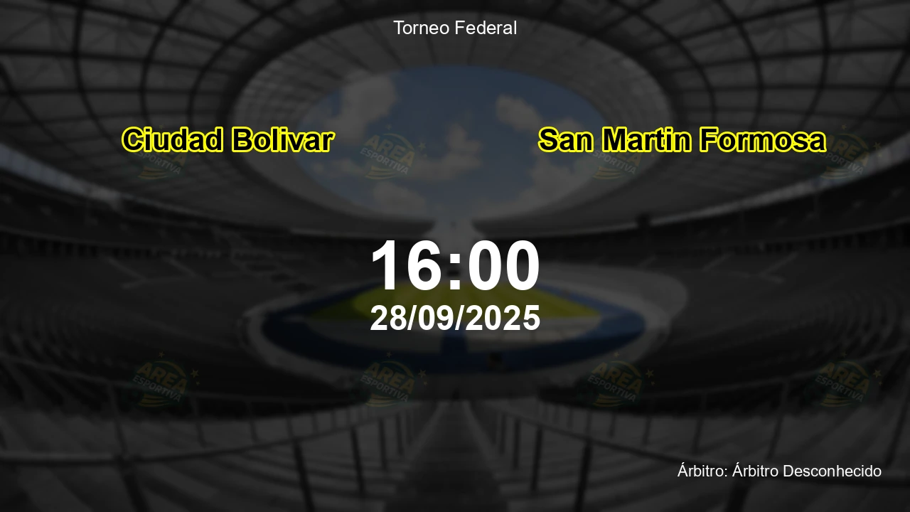 Palpite e análise do jogo Ciudad Bolivar vs San Martin Formosa pela Torneo Federal