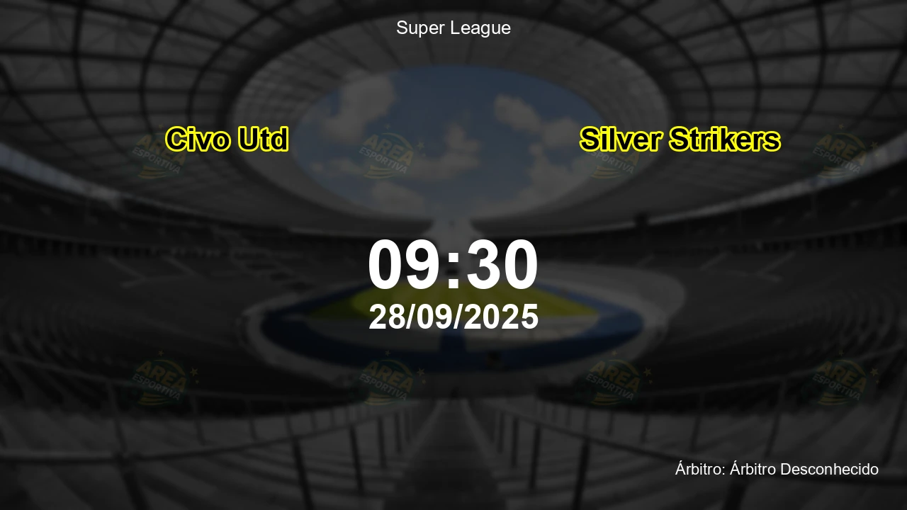 Palpite e análise do jogo Civo Utd vs Silver Strikers pela Super League