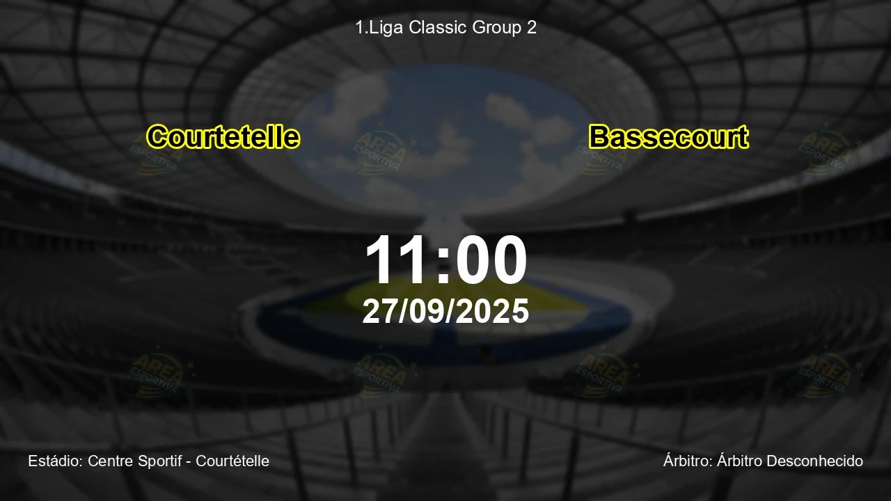 Palpite e análise do jogo Courtetelle vs Bassecourt pela 1.Liga Classic Group 2