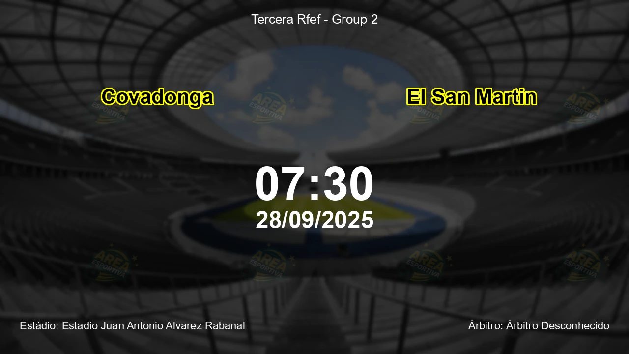 Palpite e análise do jogo Covadonga vs EI San Martin pela Tercera Rfef - Group 2