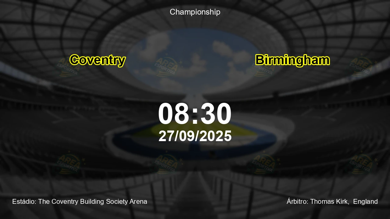 Palpite e análise do jogo Coventry vs Birmingham pela Championship