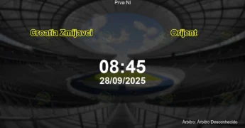 Palpite e análise do jogo Croatia Zmijavci vs Orijent pela Prva Nl