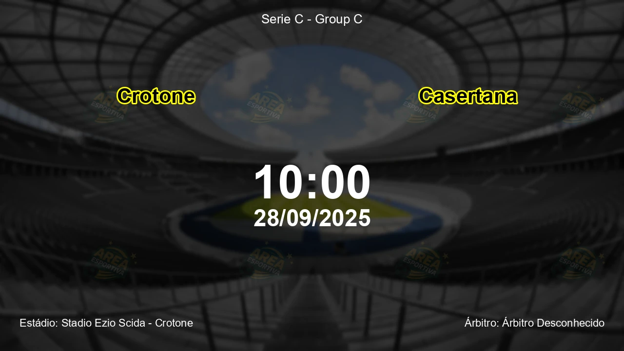 Palpite e análise do jogo Crotone vs Casertana pela Serie C - Group C