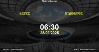 Palpite e análise do jogo Dagon vs Dagon Port pela National League